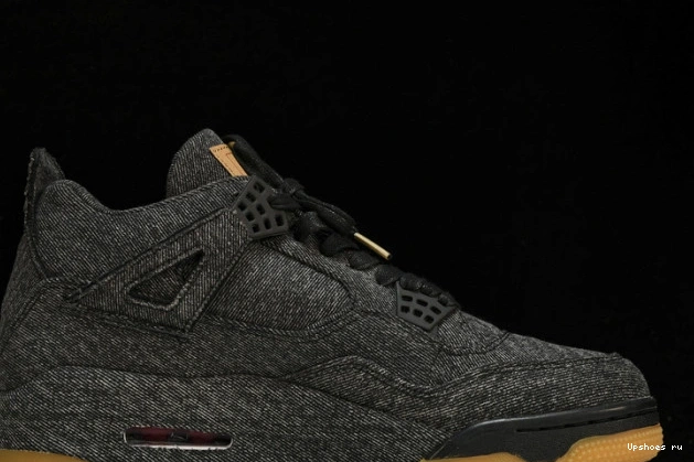 Black Levis  - Air 4 NRG AO2571-001 Jordan Retro Levis Denim 0825